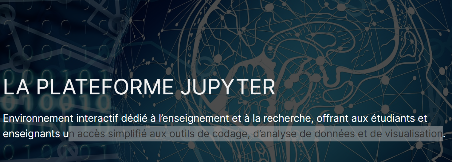 Featured image for “Plateforme Jupyter”